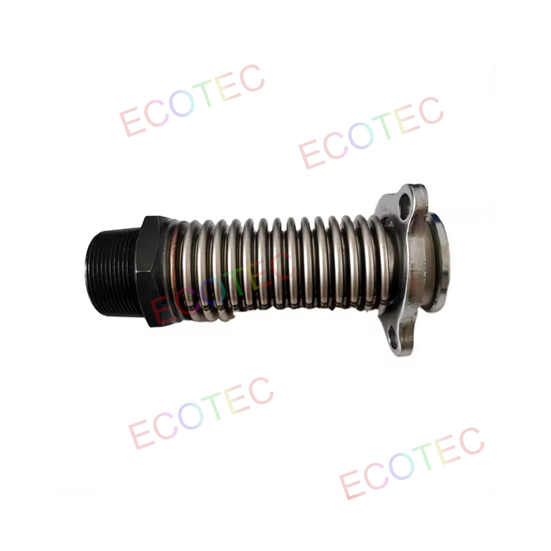 Ecotec Stainless Steel Flange in Male Thread Out Flexible Pipe for Oil Station Fuel Dispenser