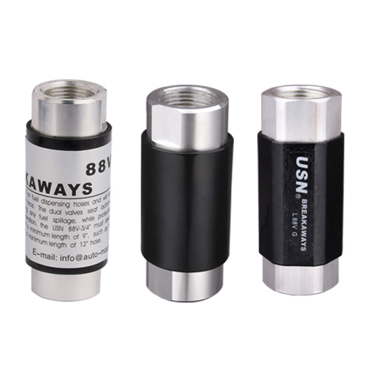 3/4 inch and 1 inch aluminum alloy breakaway valve for fuel station extra image 3