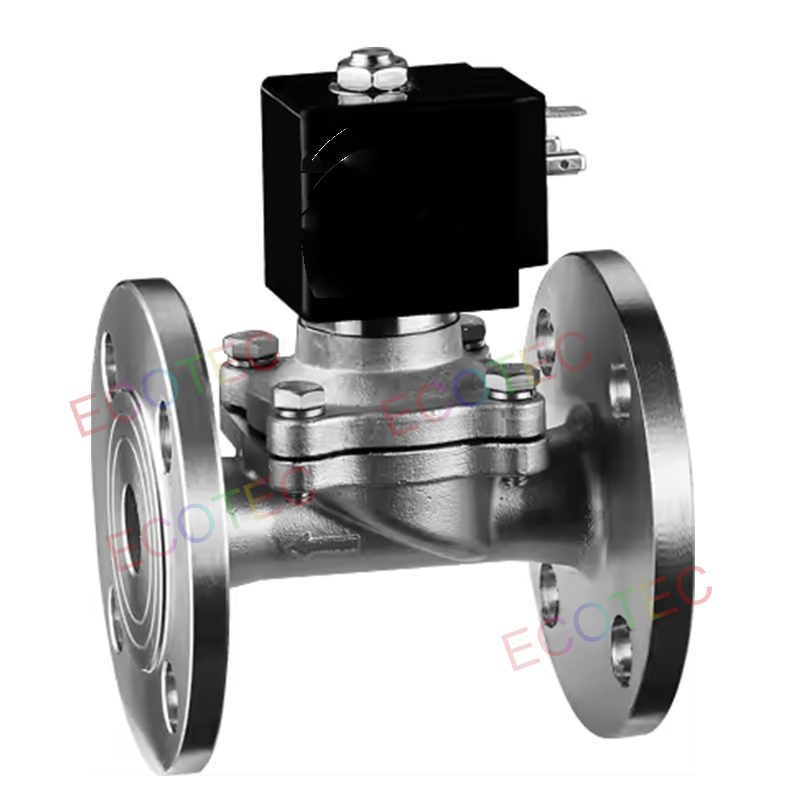 Ecotec Stainless Steel Flange Solenoid Valve for Gas Station LC Flow Meter extra image 2