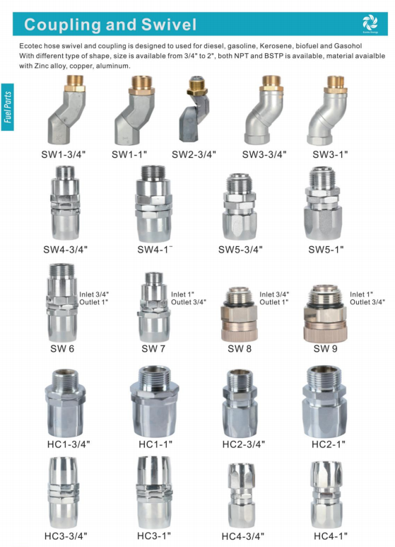 Ecotec hose swivel and coupling SW 9 for sale extra image 2
